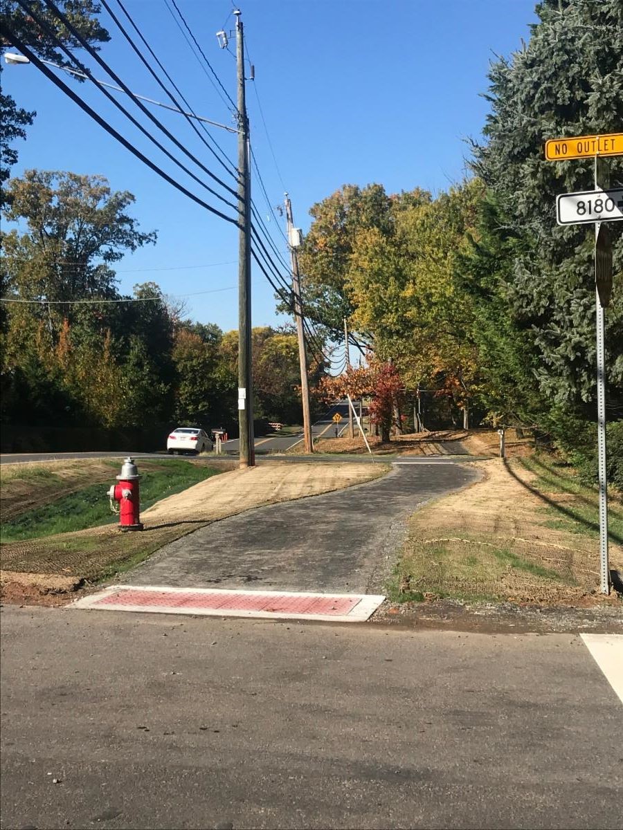 photo of 2019 completed trail work